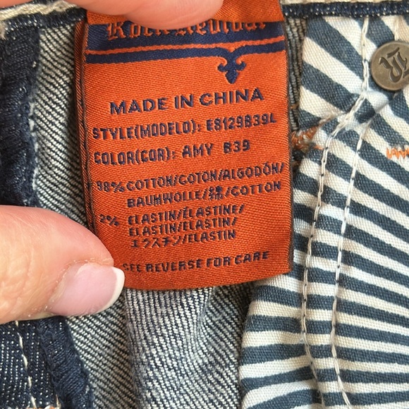 ROCK REVIVAL (BUCKLE)™️ Women's Size 28x32 'AMY RHINESTONE ' Bootcut Jeans - Picture 12 of 16